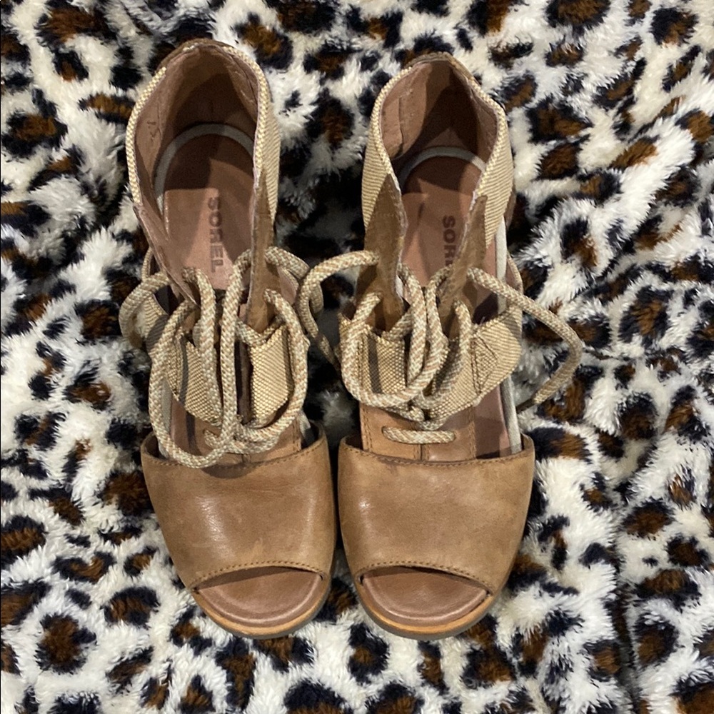 Sorel Women's Tan Open-Toe Sandals